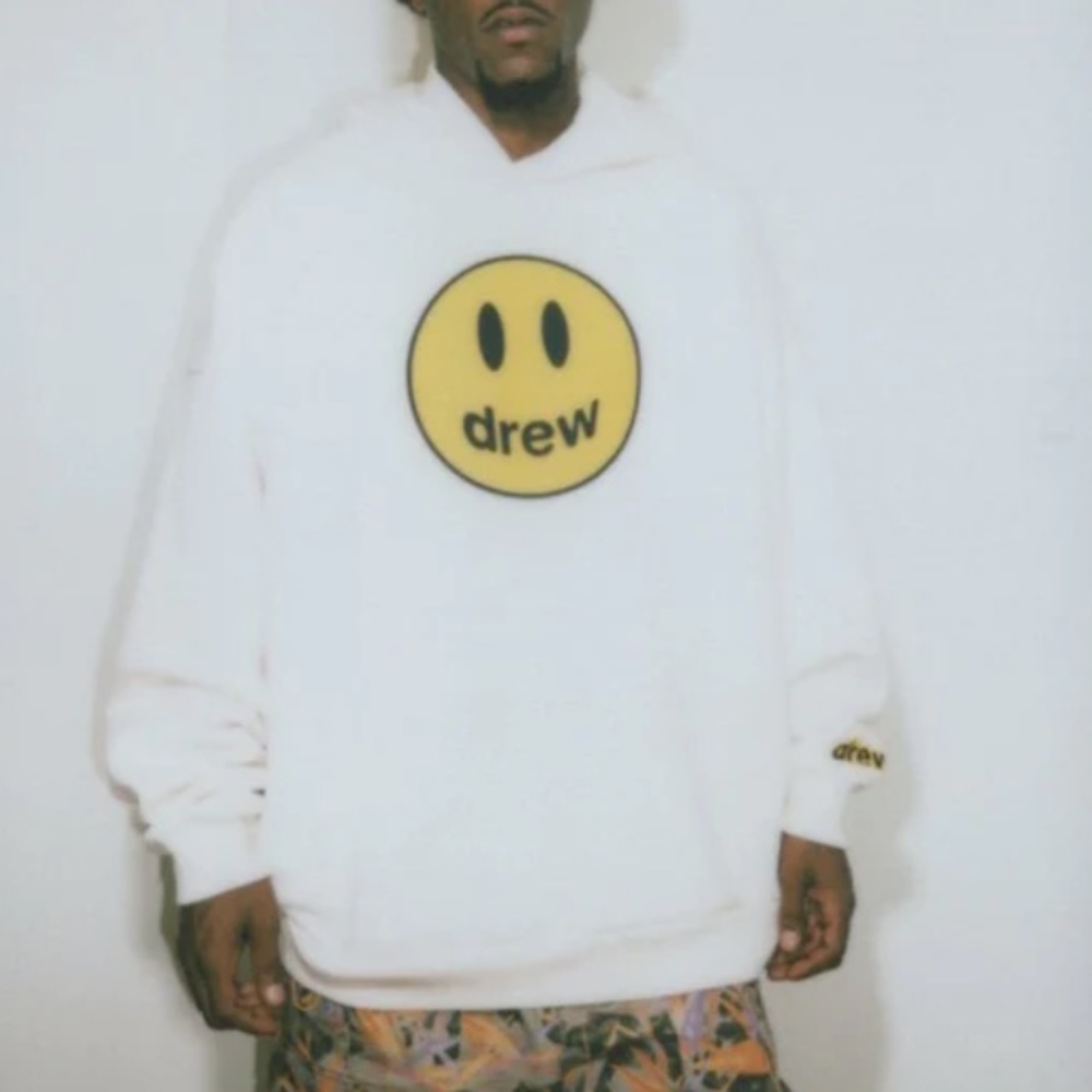 White Drew House Hoodie Size L